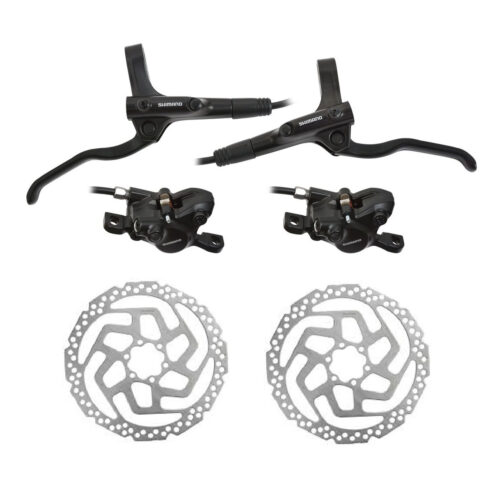 SHIMANO MT200 DISC BRAKE SET + SM-RT26 160mm ROTORS