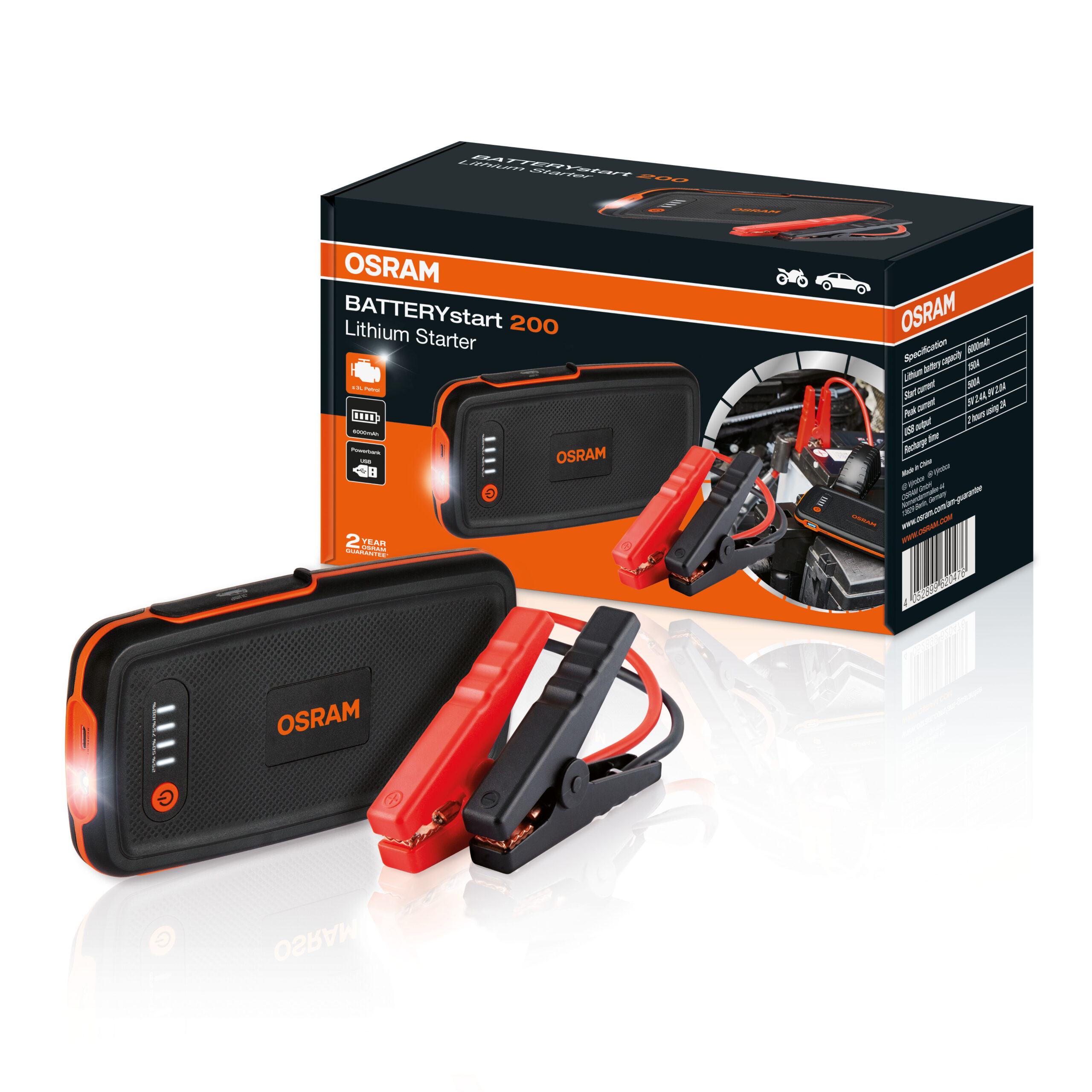 Osram Εκκινητής Μπαταρίας Αυτοκινήτου