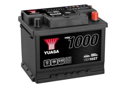 YUASA-YBX1027-–-Μπαταρία-Αυτοκινήτου-12V-56Ah-510A-CaCa-243×175×190-mm