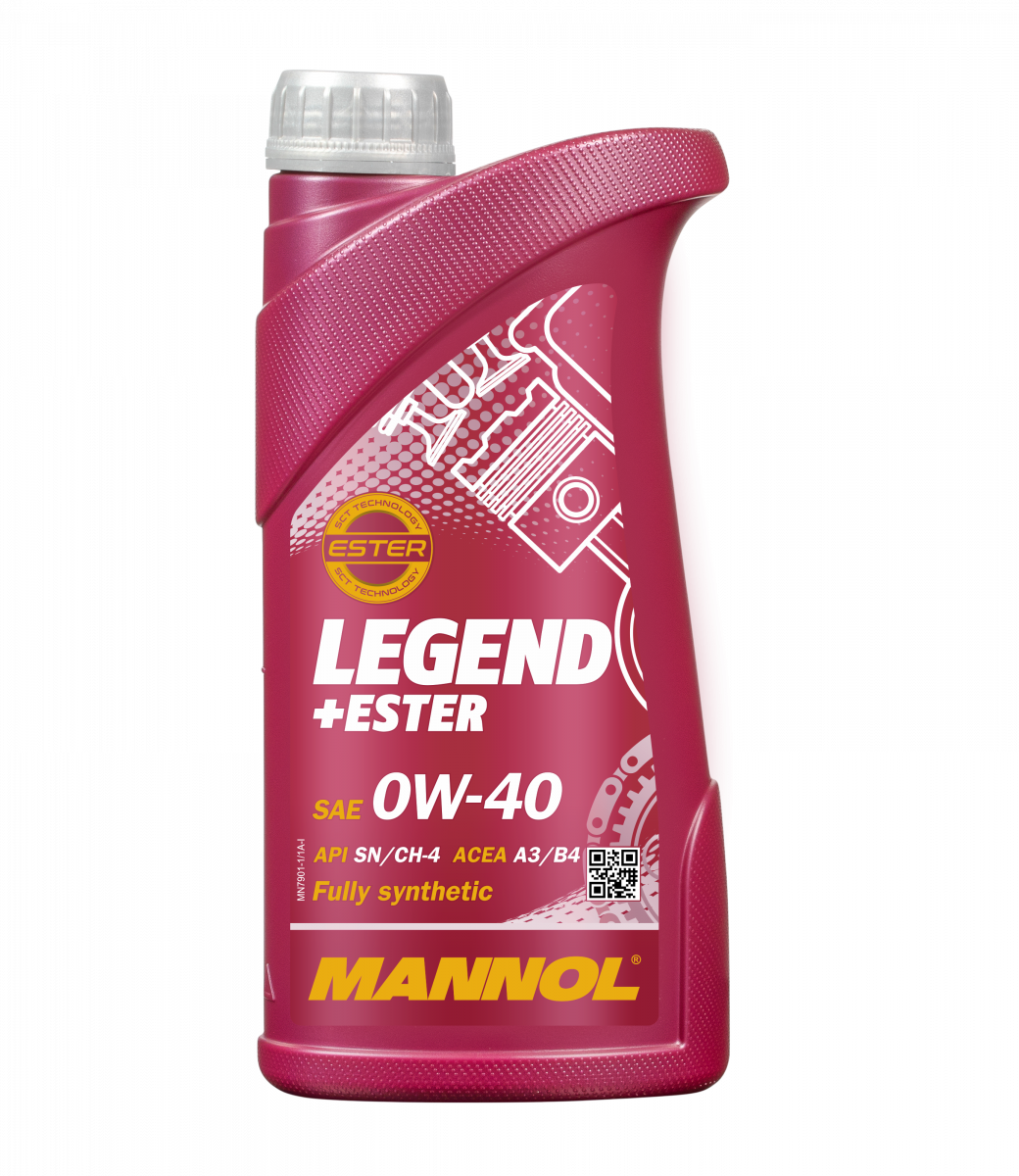 Λάδι Μηχανής Mannol 0W-40