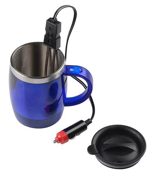 2 IN 1 Ταχυθερμαντήρας ροφημάτων & κούπα θερμός για το αυτοκίνητο 12V 11x8x17cm