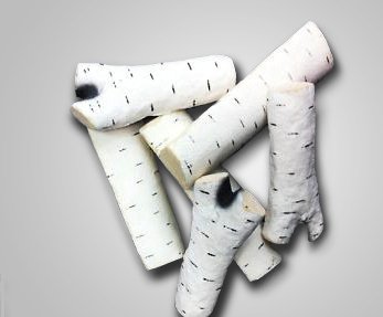 6 Λευκά Διακοσμητικά Ξύλα Για Οικολογικό Τζάκι