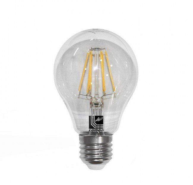 Λάμπα LED COG Αχλάδι Διάφανο Ε27 4W 230V Θερμό