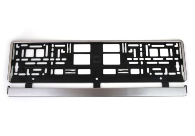 AMiO-Πλαίσιο-Πινακίδας-Αυτοκινήτου-Μεταλλικό-52.5-x-13.5cm-Χρώμιο-01646