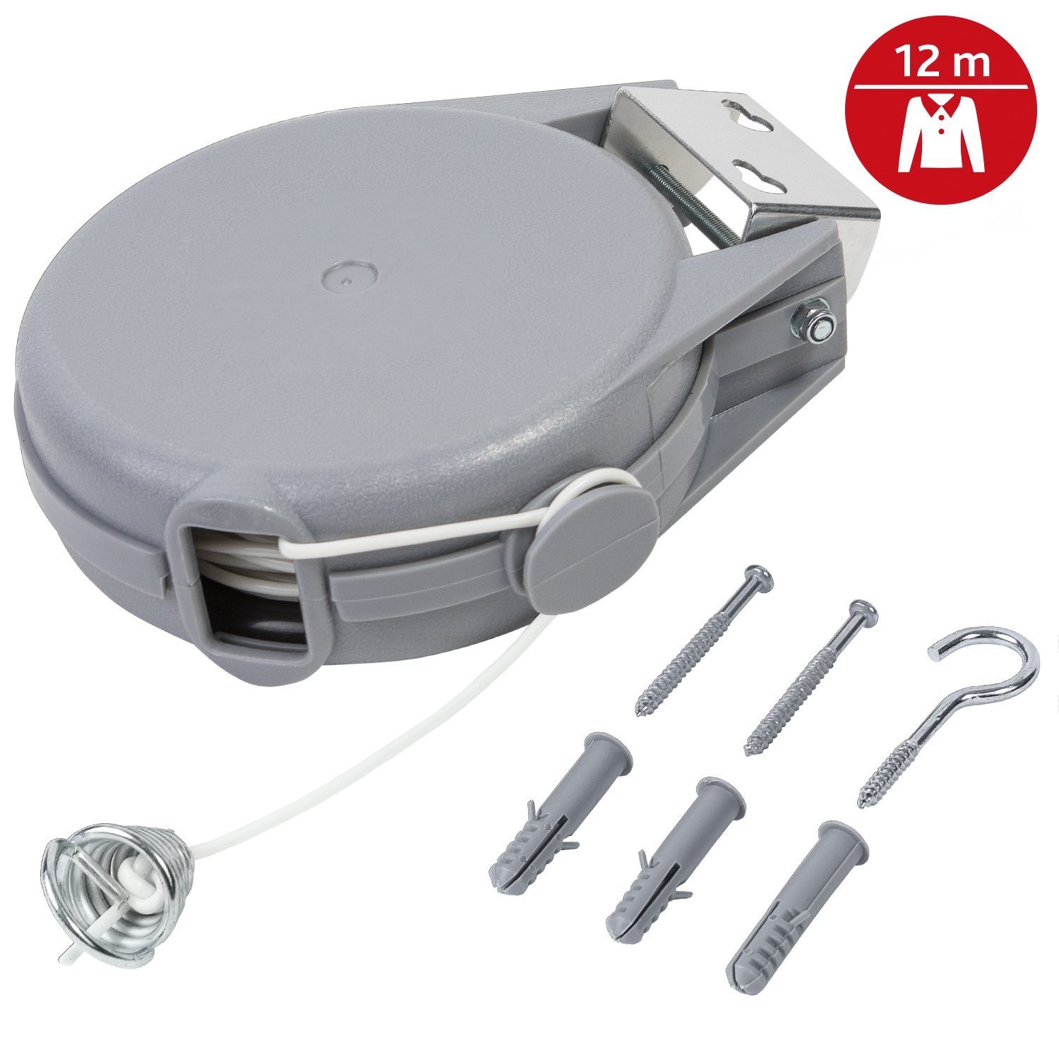 Artmoon Long πτυσσόμενη απλώστρα τοίχου με επέκταση έως 12μέτρα