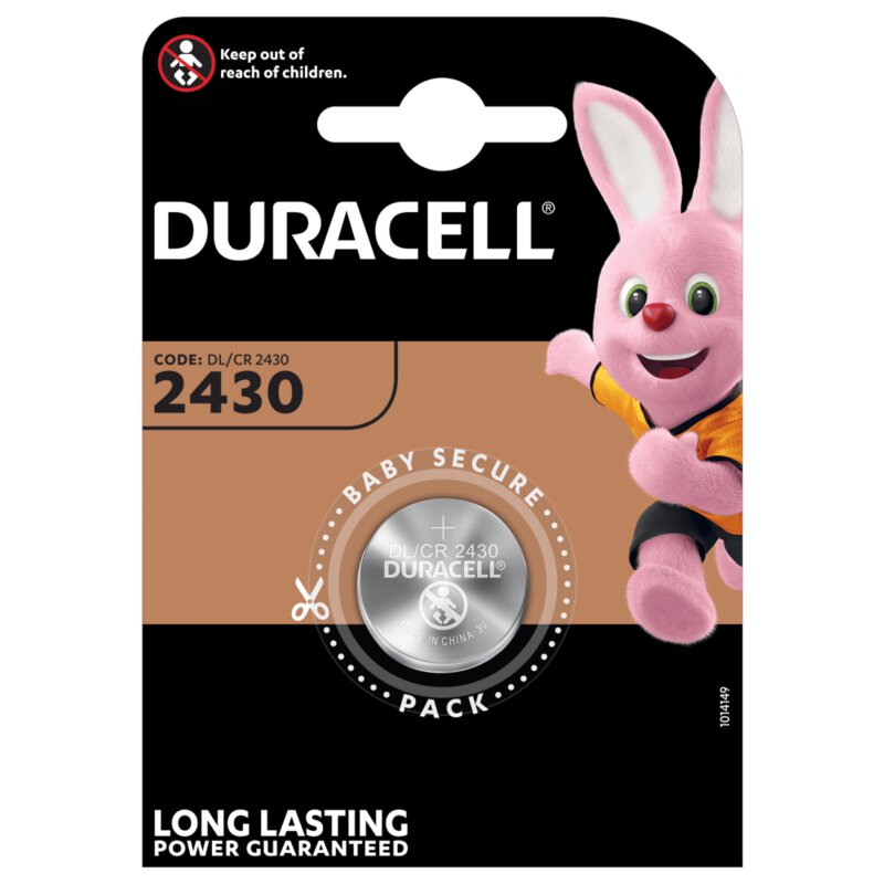 Duracell Μπαταρία Λιθίου CR2430 3V 1τμχ