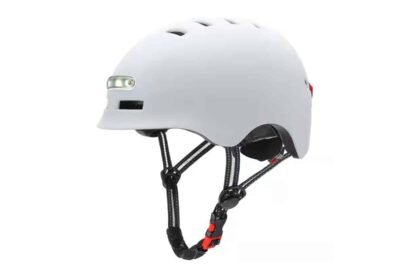 Helmet-with-LED-light-White-Medium