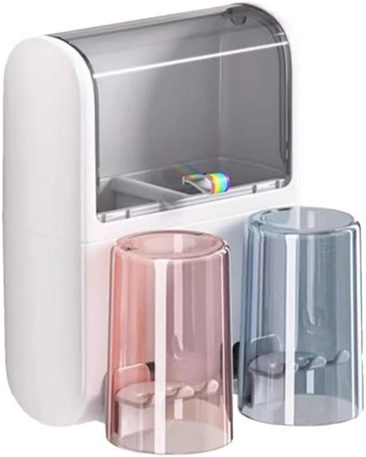 Θήκη για Οδοντόβουρτσες με 2 Ποτήρια Joybos