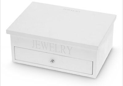 10016445 Schmuckkasten+Spiegel+Schublade Holz Farbauswahl