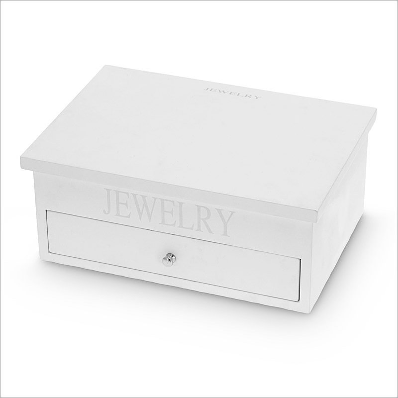 Jewelry box με ενσωματομένο καθρέφτη και συρτάρι 11 x 25 x 17,5 cm