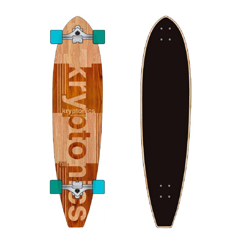 Kryptonics 40″ – BLOCK TAIL LONGBOARD “TONAL PLANK”
