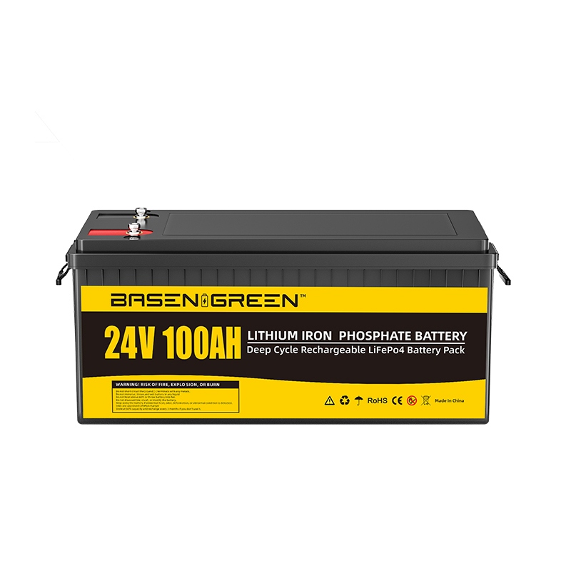Μπαταρία LiFePO4 BASENGREEN λιθίου 24v 100Ah με Smart bms