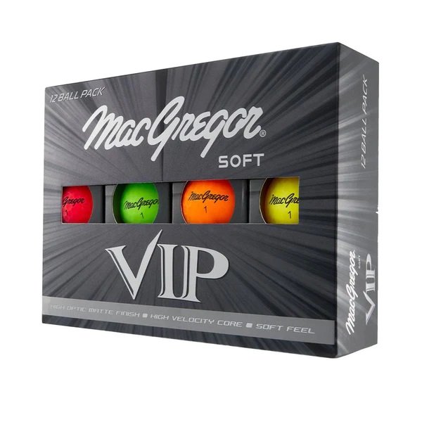 MacGregor VIP 12 Golf Ball Pack Multi