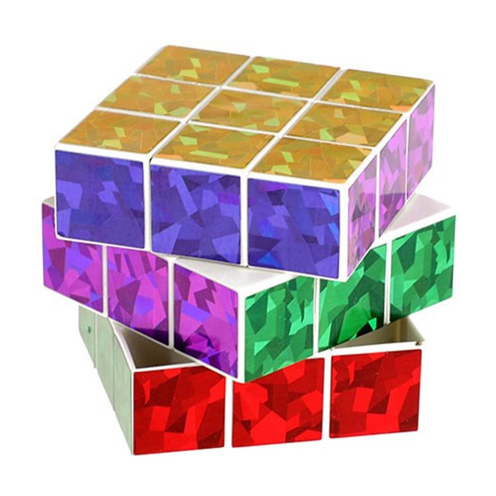 Μαγικός Κύβος Glitter 6,5cm