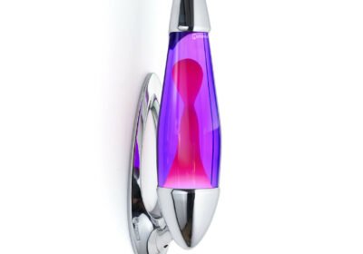 Mathmos-Neo_Lava_Lamp-Επιτοίχιο-Polished__Silver-Violet_Pink_Side