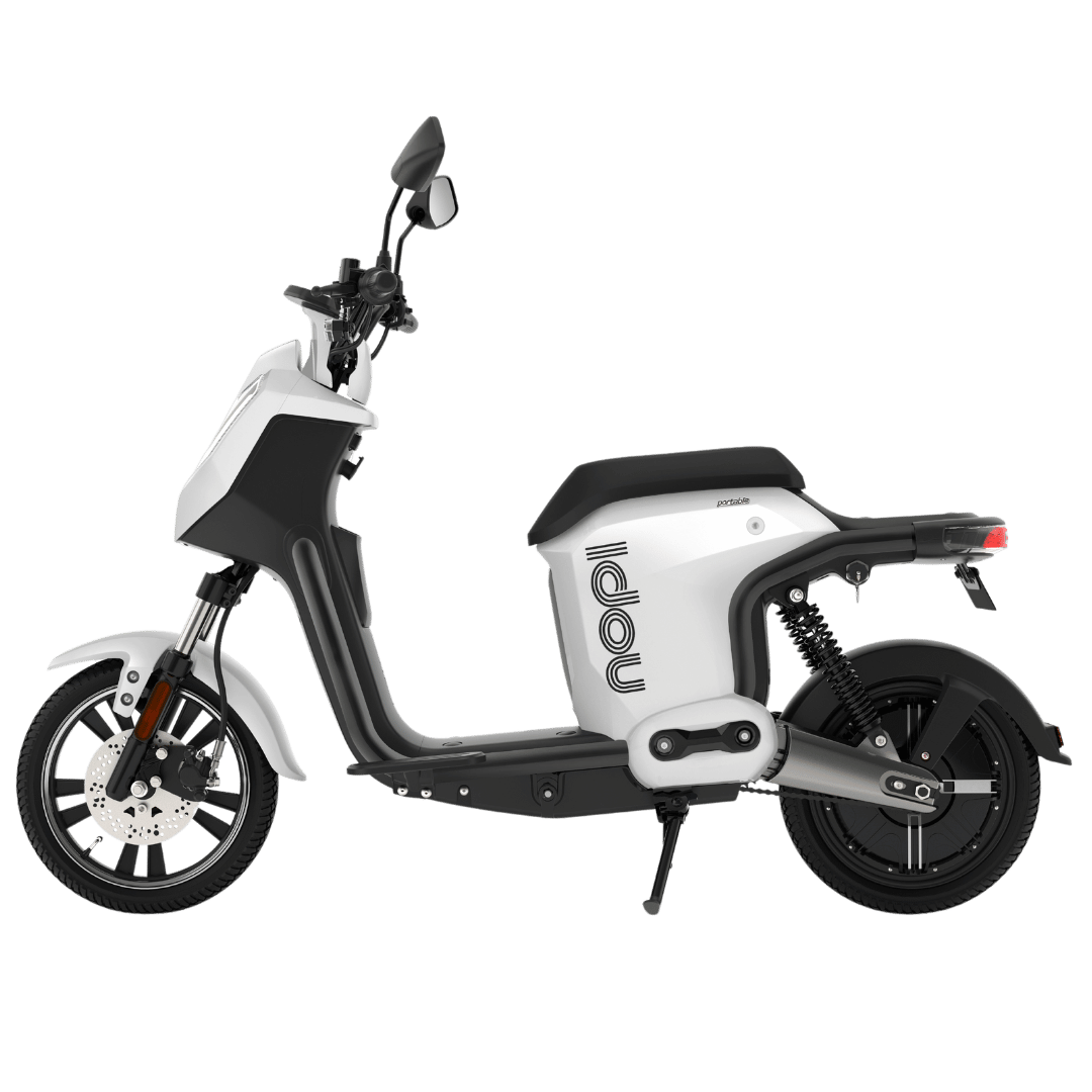 Portable iDou EMW (Λευκό) | Ηλεκτρικό Μηχανάκι