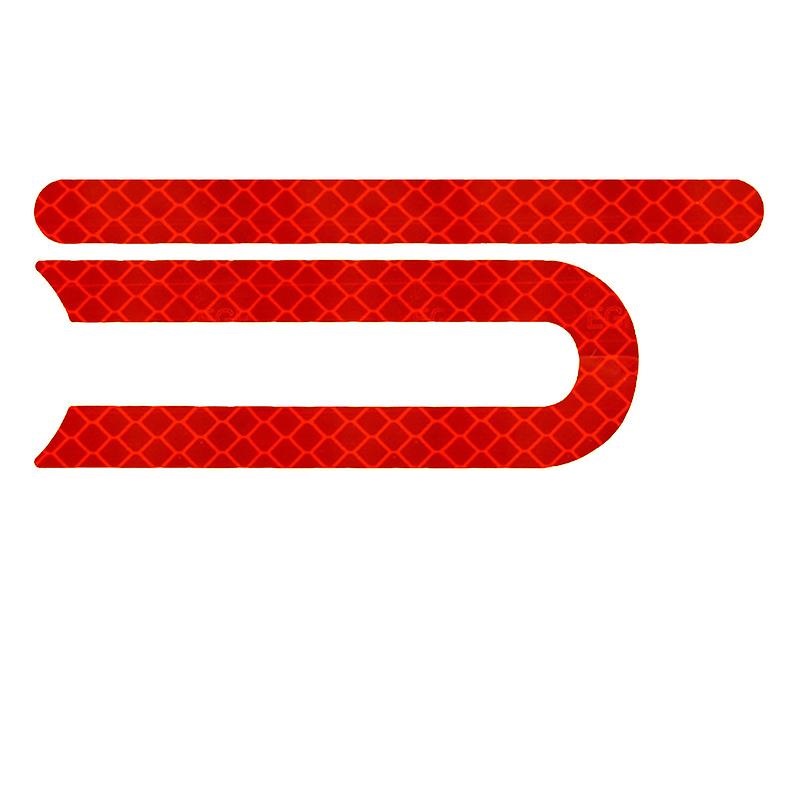 Ανταλλακτικά μπροστινά φωσφορίζοντα αυτοκόλλητα σε κόκκινο χρώμα για Scooter xiaomi Essential/1S/Pro2