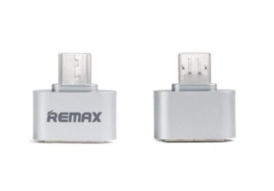 Remax-RA-OTG-Gold-microUSB-USB-Host-OTG-Adapter-Ασημί