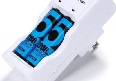 Remax-RT-DC01-φορτιστής-δώρο-2-ΑΑ-επαναφορτιζόμενες-2200mAh