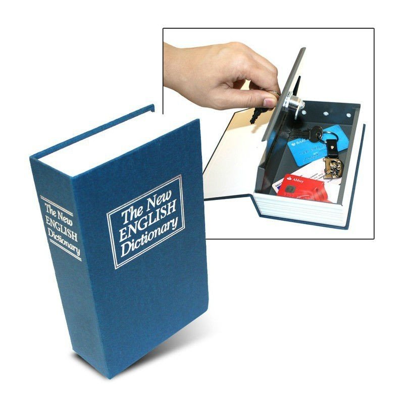 Χρηματοκιβώτιο Ασφαλείας σε σχήμα βιβλίου Διάσταση: 24 x 15 x 5,5 εκ.