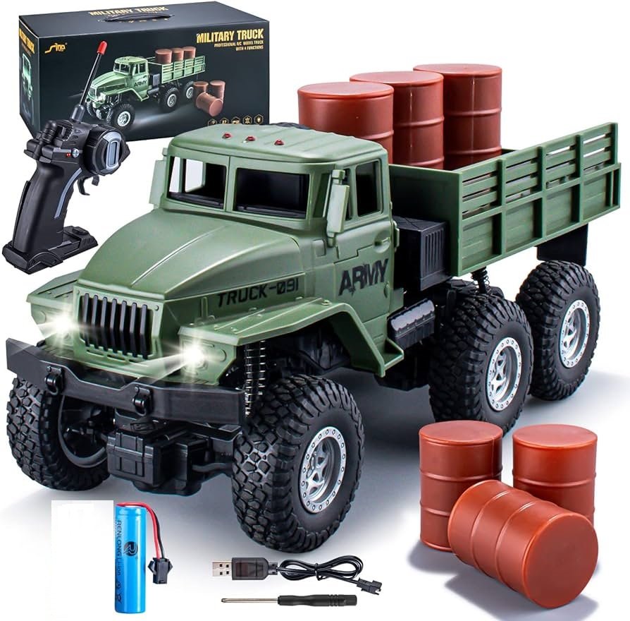 Τηλεκατευθυνόμενο MILITARY TRUCK 4×4 9980-4d