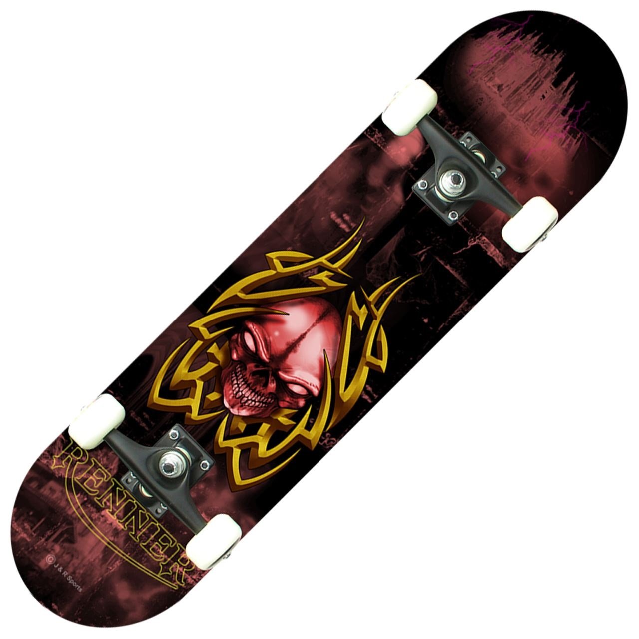 Skateboard Renner σειρά B – Tribal Skull