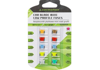 Ασφάλειες-Αυτοκινήτου-Κάρτελα-10τμχ-CARMOTION-MINI-Low-Profile-63602-με-LED-Ένδειξη