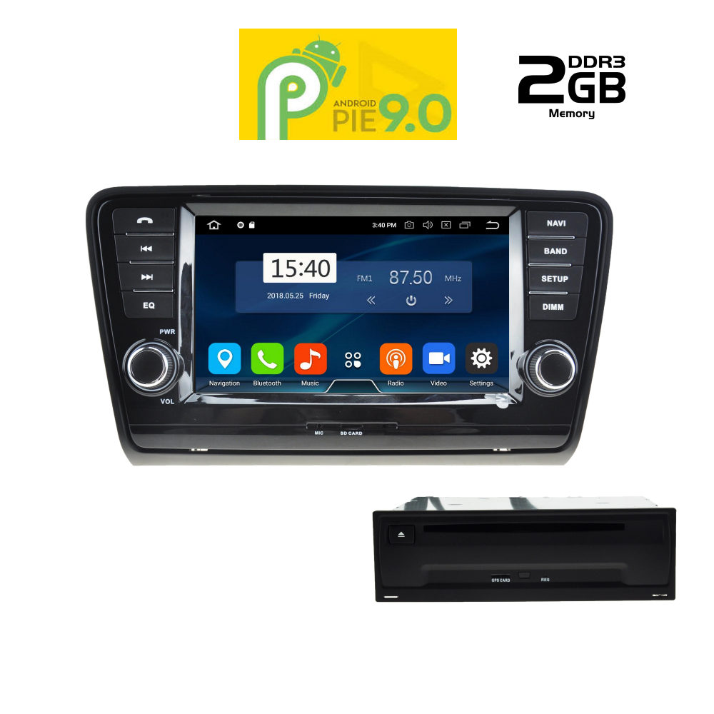 Ειδική OEM Οθόνη Αυτοκινήτου Digital iQ Model: IQ-AN9279 8” με Android 9 PIE