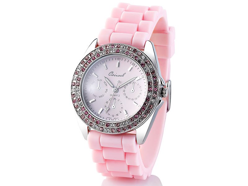 Επώνυμο γυναικείο ρολόι με στρας πέτρες