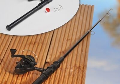 Καλάμι-Ψαρέματος-160μ-με-Μηχανάκι3-Βαρυδάκια-3-αγκίστρια-1-φελλός