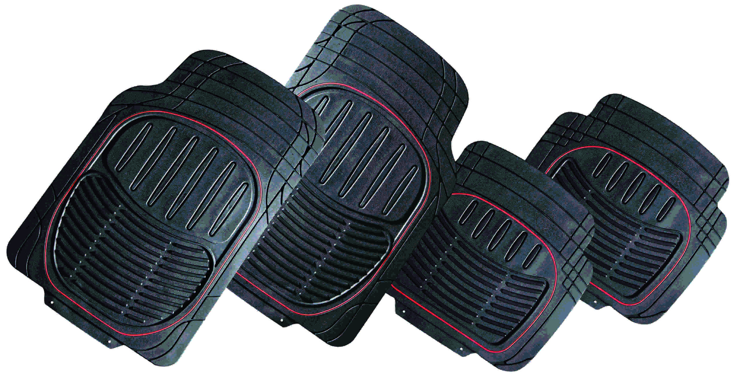 Πατάκια αυτοκινήτου Kaver Trendy λάστιχο από καουτσούκ μεγάλης αντοχής 4 τεμάχια