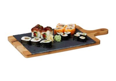 10020955 Servierbrett mit Schieferplatte