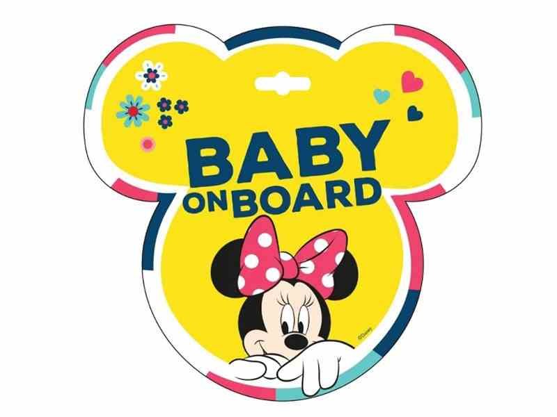 Σήμα N (νέου οδηγού) MINNIE MOUSE BABY ON BOARD D59613