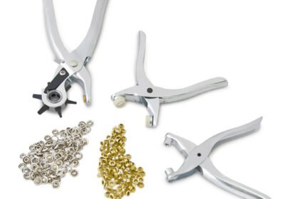 10017451 Zangen Set: Lochzange Ösenzange Druckknopfzange