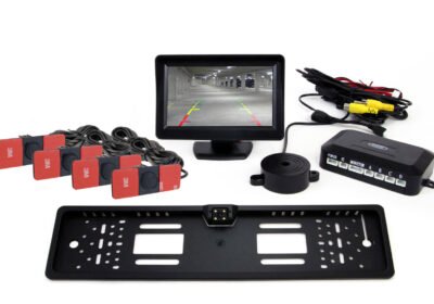 Σύστημα-Παρκαρίσματος-Με-Οθόνη-TFT-4.3-Και-Κάμερα-Σε-Πλαίσιο-Πινακίδας-AMIO-CAM-402-02276