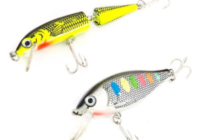 10017293  Wobbler 2-er Set mit 2 Drillingshaken