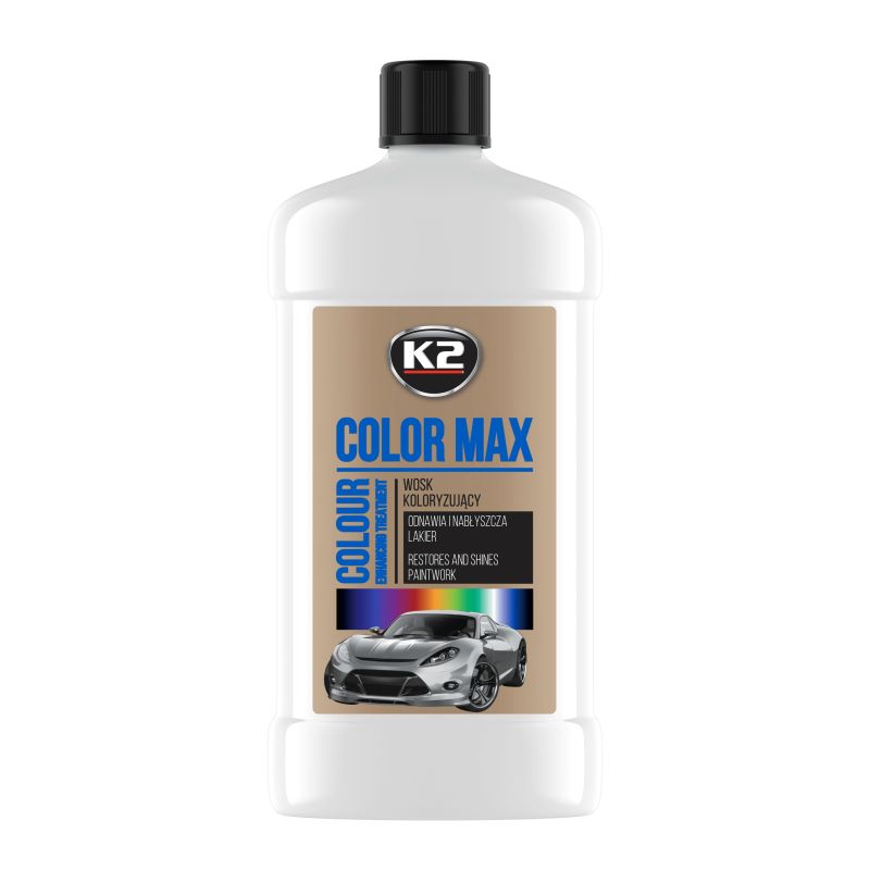 Υγρό κερί K2 Color Max λευκό 500ml