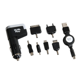 Φορτιστής-Αυτοκινήτου-1500Ma-με-Dual-Amp-80cm-και-6-αντάπτορες-κινητών