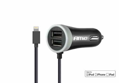 Φορτιστής-αυτοκινήτου-1224V-Amio-PCH-PRO02-2x-USB-2.4A-LIGHTING-02057