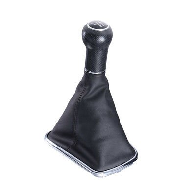 Φούσκα λεβιέ ταχυτήτων δερματινη μαύρη για VW Golf IV -Bora Φ12 5 ταχυτήτες (μικρή τρύπα)