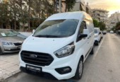 Ford ’18 Transit CUSTOM L2H2 *ΕΛΛΗΝΙΚΟ – 2 ΣΥΡΟΜΕΝΕΣ- ΜΑΚΡΥ/ΥΠΕΡΥΨΩΜΕΝΟ*