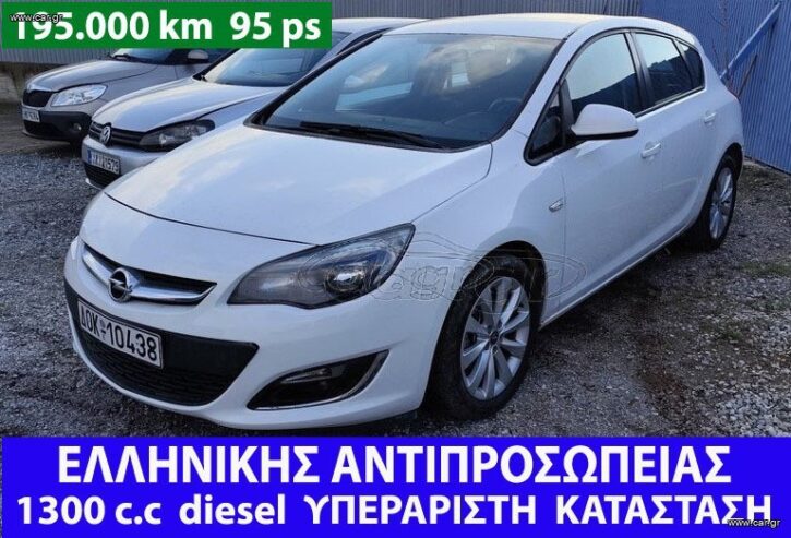 Opel astra j face lift diesel